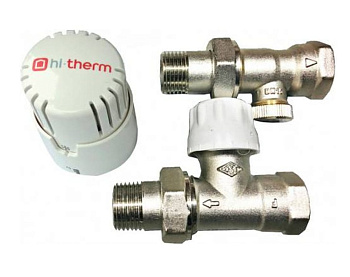 Комплект д/радиатора прямой 1/2 Hi-therm